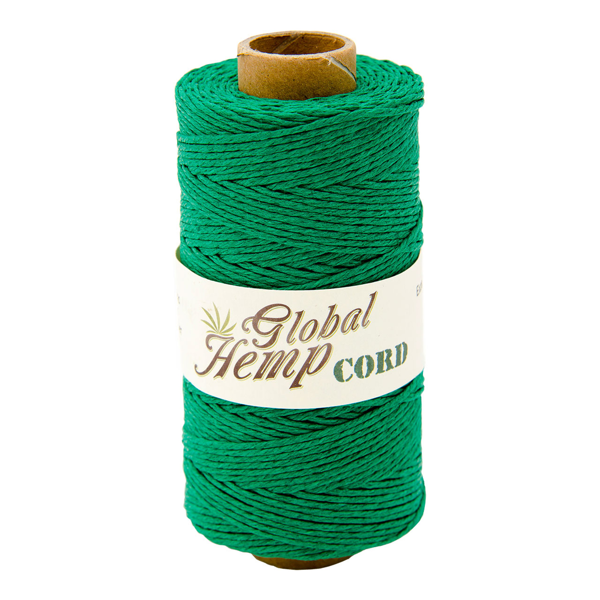 Green Polished Hemp Cord 1 mm 410 Feet Global Hemp