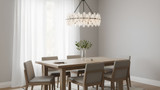 Linear Chandeliers vs. Round Chandeliers: Which One Belongs Over Your Table?
