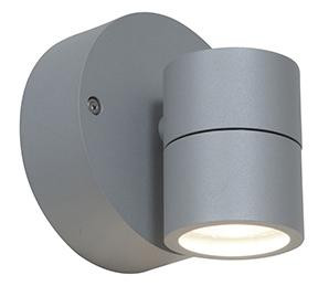 1 Light Outdoor LED Wall Mount Spotlight (7|20350LEDDMGLP-SAT/CLR)