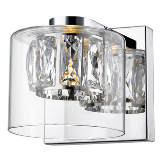 1 Light LED Wall Sconce & Vanity (7|62555LEDD-MSS/CCLCLR)