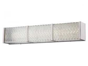 Cermack St. 32''  LED Resctangular  Vanity Bath Bar in Brushed Nickel  with Textured Glass (4450|HF1122-BN)