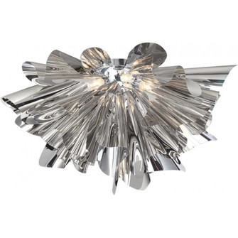 Bowery Lane 20''W Flush Mount in Chrome (4450|HF1304-CH)