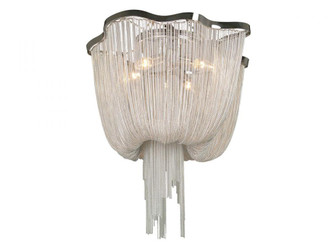 Mullholand Dr. Draped Chrome Chain Flush Mount (4450|HF1403-CH)