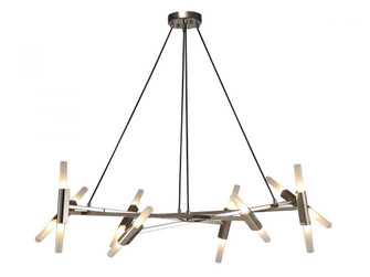 Manhattan Ave. 54'' Rectangular Chandelier in Polished Nickel (4450|HF6016-PN)