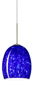 Besa Lucia Pendant Satin Nickel Blue Cloud 1x75W Medium Base (127|1JT-169786-SN)