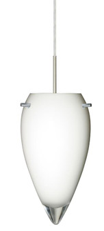 Besa Juli Pendant Satin Nickel Opal Glossy 1x100W Medium Base (127|1JT-412506-SN)