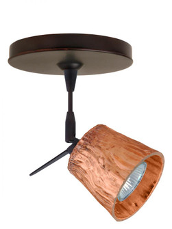 Besa Spotlight Nico 3 Bronze Stone Copper Foil 1x50W Halogen Mr16 (127|1SP-5145CF-BR)