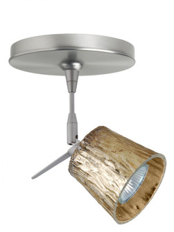 Besa Spotlight Nico 3 Satin Nickel Stone Gold Foil 1x50W Halogen Mr16 (127|1SP-5145GF-SN)