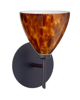 Besa Wall Mia Bronze Amber Cloud 1x40W G9 (127|1SW-177918-BR)