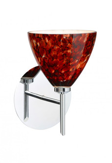 Besa Wall Mia Chrome Garnet 1x40W G9 (127|1SW-177941-CR)