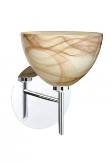 Besa Wall Brella Chrome Mocha 1x40W G9 (127|1SW-467983-CR)
