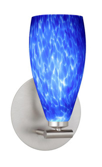 Besa Wall Karli Satin Nickel Blue Cloud 1x40W G9 (127|1SX-719886-SN)