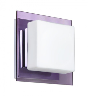 Besa Wall Alex Chrome Opal/Amethyst 1x50W G9 (127|1WS-773591-CR)