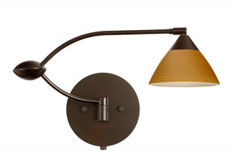 Besa Wall Domi Bronze Oak 1x50W Halogen Gy6.35 (127|1WU-1743OK-BR)
