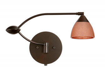 Besa Wall Divi Bronze Copper Foil 1x50W Mr16 (127|1WU-1758CF-BR)