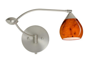 Besa Wall Tay Tay Satin Nickel Habanero 1x50W Halogen Gy6.35 (127|1WU-5605HB-SN)