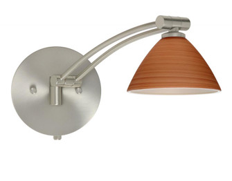 Besa Wall Domi Satin Nickel Cherry 1x50W Halogen Gy6.35 (127|1WW-1743CH-SN)