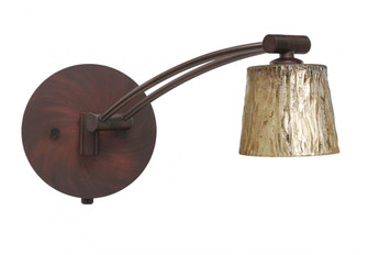 Besa Wall Nico 3 Bronze Stone Gold Foil 1x50W Halogen Gy6.35 (127|1WW-5145GF-BR)