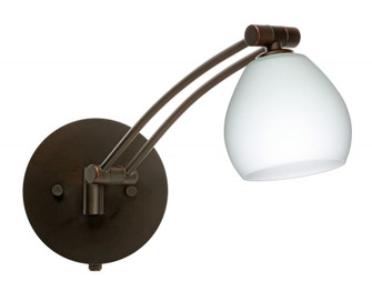 Besa Wall Tay Tay Bronze Opal Matte 1x50W Halogen Gy6.35 (127|1WW-560507-BR)