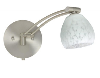 Besa Wall Tay Tay Satin Nickel Carrera 1x50W Halogen Gy6.35 (127|1WW-560519-SN)