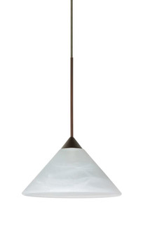 Besa Pendant Kona Bronze Marble 1x50W MAX GY6.35 Base (127|1XC-117652-BR)