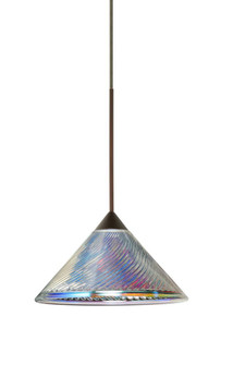 Besa Pendant Swirl Bronze Dicro Swirl 1x50W Halogen (127|1XP-550493-BR)