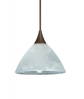 Besa Pendant Domi Bronze Marble 1x50W MAX GY6.35 Base (127|1XT-174352-BR)