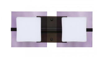 Besa Wall Alex Bronze Opal/Amethyst 2x50W G9 (127|2WS-773591-BR)