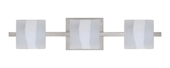 Besa Wall Paolo Satin Nickel Opal Frost 3x50W G9 (127|3WS-787399-SN)