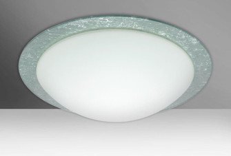 Besa Ceiling Ring 19 White/Silver Foil Ring 3x60W A19 (127|9770SFC)