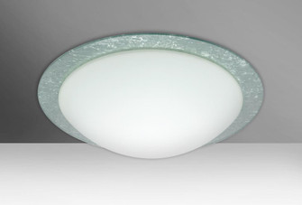 Besa Ceiling Ring 15 White/Silver Foil Ring 2x60W A19 (127|9771SFC)