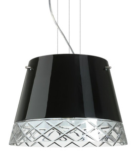 Besa Pendant Amelia 15 Satin Nickel Black/Hand-Cut 3x100W A19 (127|1KV-4340BC-SN)
