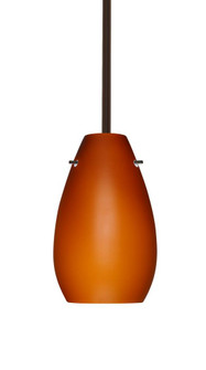Besa Pera 9 Stem Pendant Bronze Amber Matte 1x100W Medium Base (127|1TT-412680-BR)