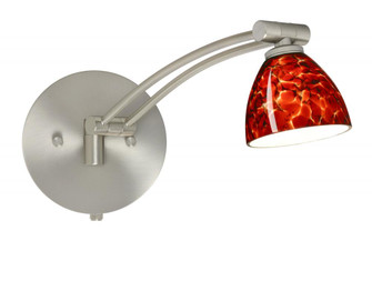 Besa Wall Divi Satin Nickel Garnet 1x50W MR16 (127|1WW-185841-SN)