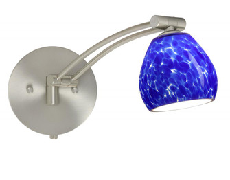Besa Wall Tay Tay Satin Nickel Blue Cloud 1x50W Halogen Gy6.35 (127|1WW-560586-SN)