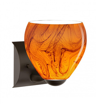 Besa Wall Bolla Bronze Habanero 1x60W Medium Base (127|1WZ-4122HB-BR)