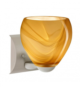 Besa Wall Bolla Satin Nickel Honey 1x60W Medium Base (127|1WZ-4122HN-SN)