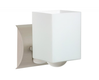 Besa Wall Rise Satin Nickel Opal Matte 1x60W Medium Base (127|1WZ-449807-SN)