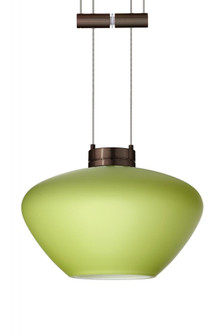 Besa Pendant Peri Bronze Chartreuese 1x50W Halogen (127|1XA-541035-BR)