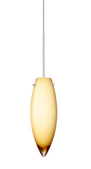 Besa Pendant Juliette Satin Nickel Vanilla Glossy 1x35W Halogen (127|1XC-4096VG-SN)