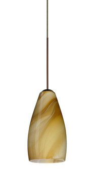 Besa Pendant Karli Bronze Honey 1x50W Halogen (127|1XP-7198HN-BR)