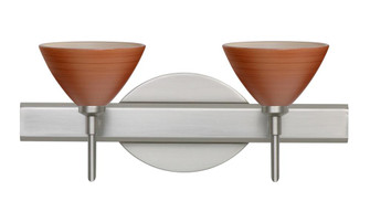 Besa Wall Domi Satin Nickel Cherry 2x40W G9 (127|2SW-1743CH-SN)