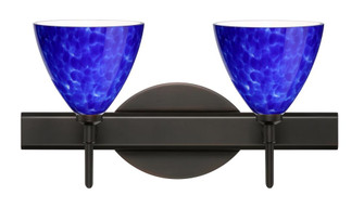 Besa Wall Mia Bronze Blue Cloud 2x40W G9 (127|2SW-177986-BR)