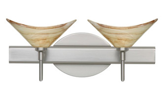 Besa Wall Hoppi Satin Nickel Mocha 2x40W G9 (127|2SW-191383-SN)