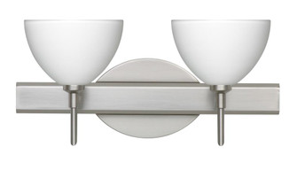 Besa Wall Brella Satin Nickel White 2x40W G9 (127|2SW-467907-SN)