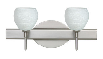 Besa Wall Tay Tay Satin Nickel Cocoon 2x40W G9 (127|2SW-560560-SN)