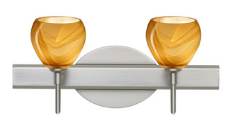 Besa Wall Tay Tay Satin Nickel Honey 2x40W G9 (127|2SW-5605HN-SN)