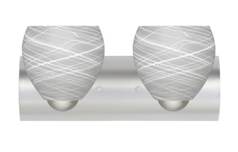 Besa Wall Bolla Satin Nickel Cocoon 2x60W Medium Base (127|2WZ-412260-SN)