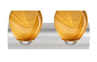 Besa Wall Bolla Satin Nickel Honey 2x60W Medium Base (127|2WZ-4122HN-SN)