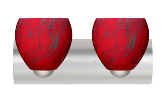 Besa Wall Bolla Satin Nickel Magma 2x60W Medium Base (127|2WZ-4122MA-SN)